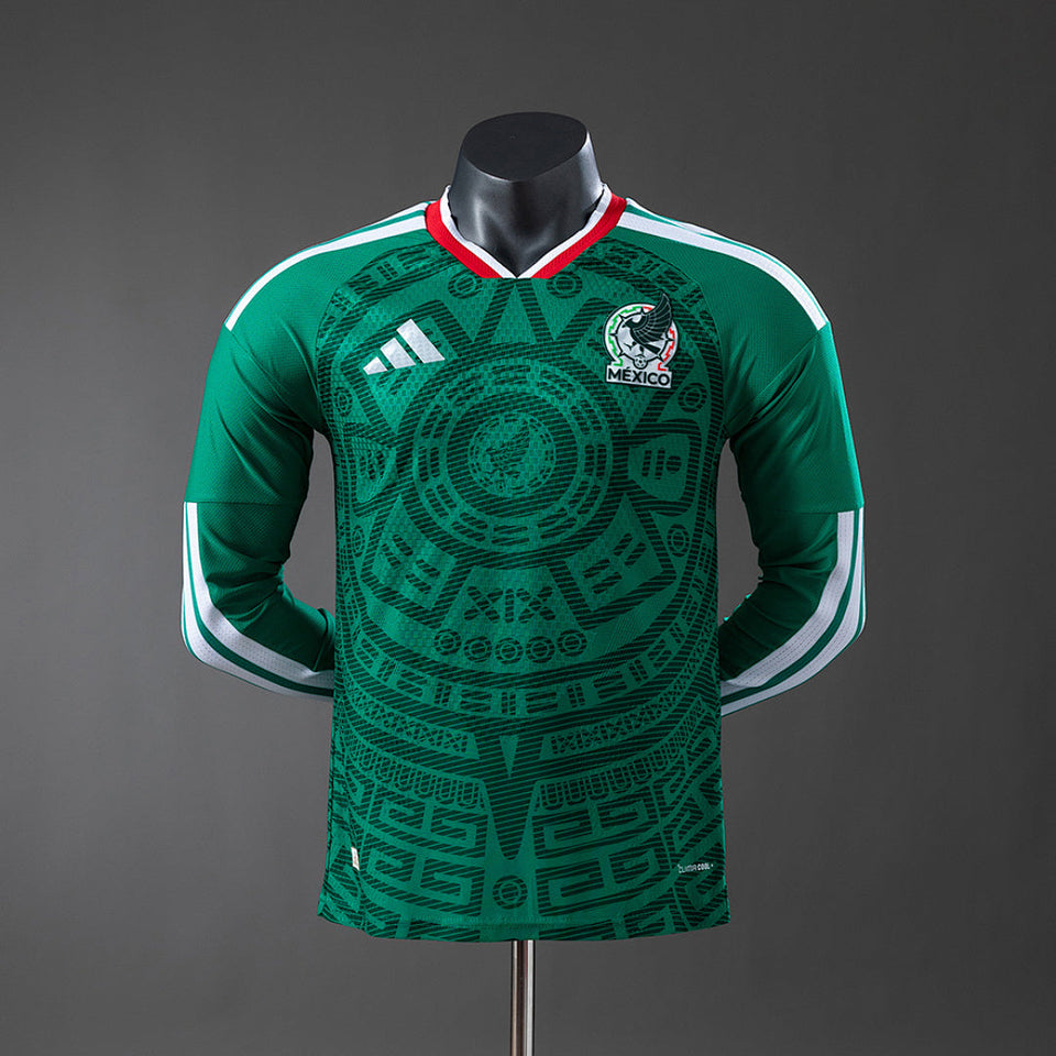 MÉXICO MUNDIAL I 2026 HOMBRE (MANGA LARGA) VERSIÓN JUGADOR