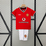 MANCHESTER UNITED I 00/01 CONJUNTO INFANTIL (RETRO)
